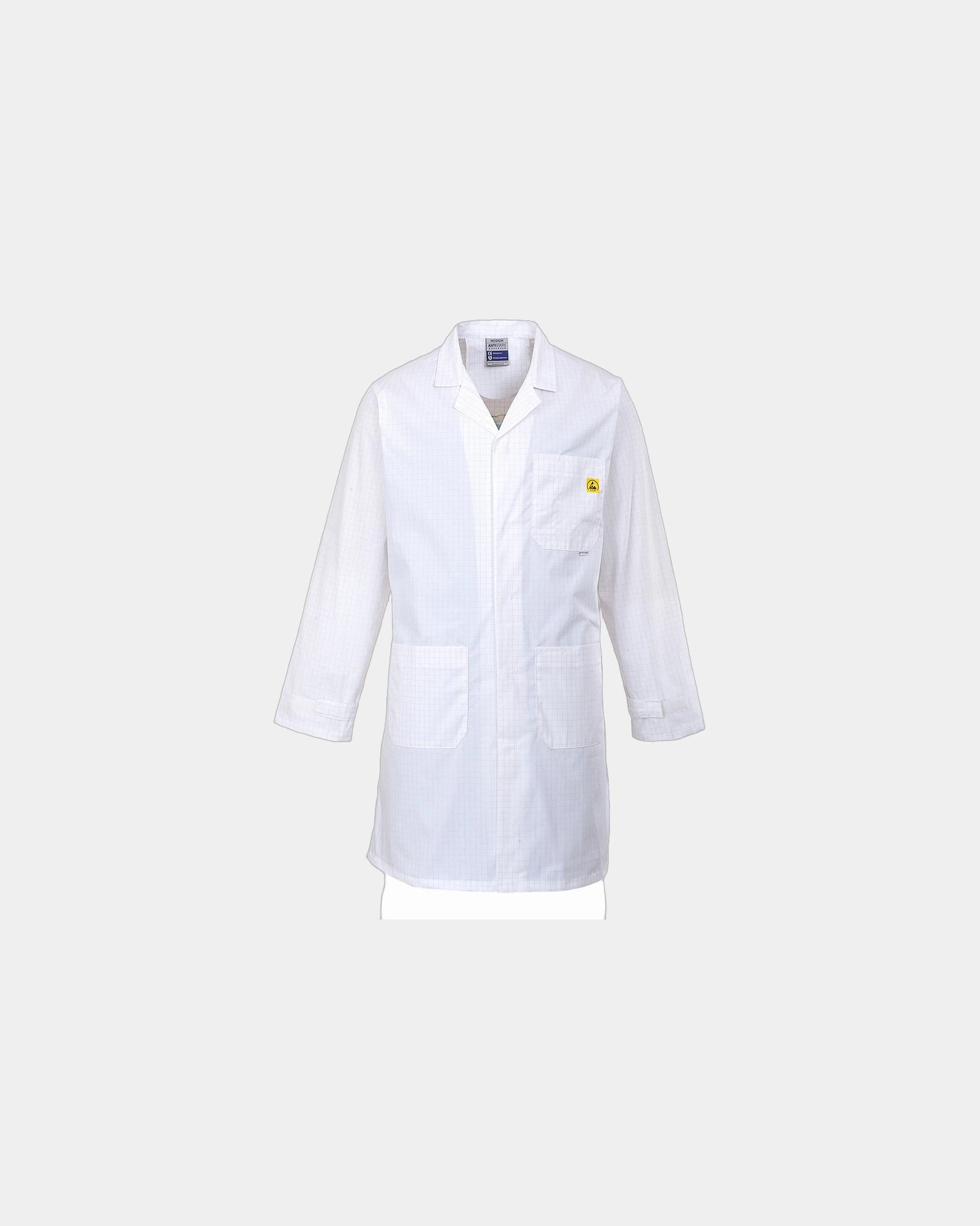 Blouse antistatique ESD à personnaliser - Blanc